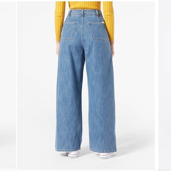 Denizen from Levi’s Denim High Rise Loose Wide Leg Jeans Size 8/W29 - Picture 4 of 16